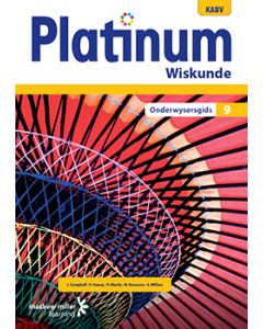 Platinum Wiskunde Graad 9 Onderwysersgids ePDF (perpetual licence)