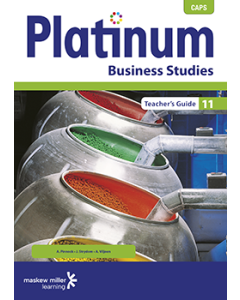Platinum Business Studies Grade 11 Teacher's Guide ePDF (perpetual licence)