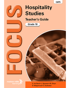 Focus Hospitality Studies Grade 10 Teacher's Guide ePDF (1-year licence)