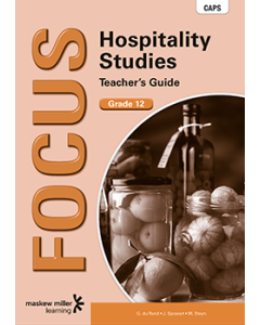 Focus Hospitality Studies Grade 12 Teacher's Guide ePDF (perpetual licence)