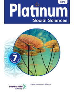 Platinum Social Sciences Grade 7 Teacher's Guide ePDF (perpetual licence)