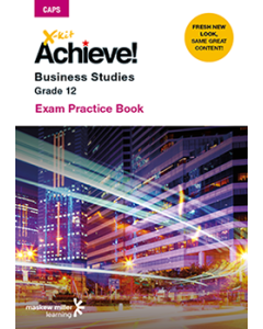 X-kit Achieve! Business Studies Grade 12 Exam Practice Book ePDF (perpetual licence)